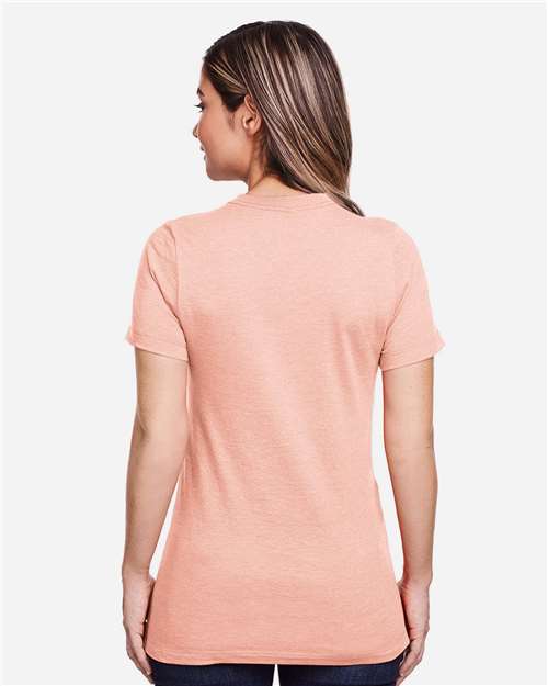 Gildan 64001LCVC Women's Softstyle? CVC T-Shirt - Back view