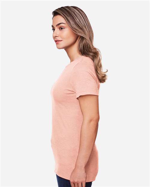 Gildan 64001LCVC Women's Softstyle? CVC T-Shirt - Side view