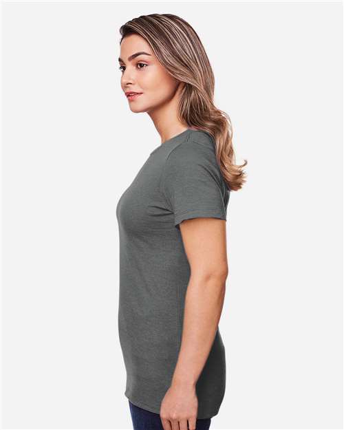 Gildan 64001LCVC Women's Softstyle? CVC T-Shirt - Side view