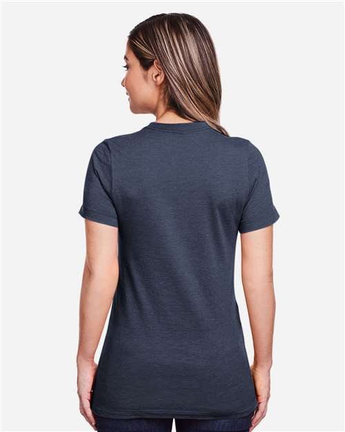 Gildan 64001LCVC Women's Softstyle? CVC T-Shirt - Back view
