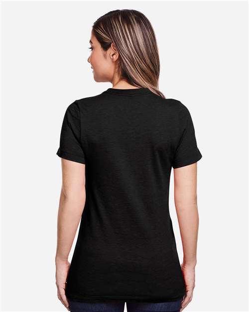Gildan 64001LCVC Women's Softstyle? CVC T-Shirt - Back view