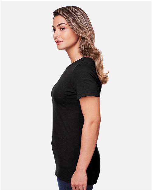 Gildan 64001LCVC Women's Softstyle? CVC T-Shirt - Side view