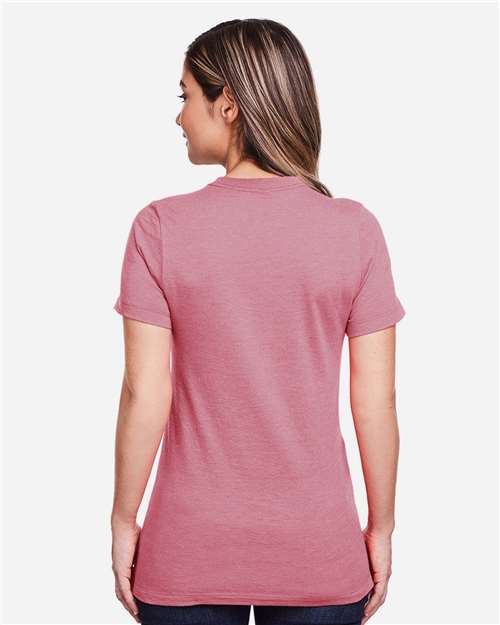 Gildan 64001LCVC Women's Softstyle? CVC T-Shirt - Back view