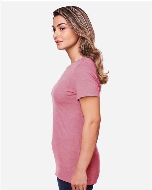Gildan 64001LCVC Women's Softstyle? CVC T-Shirt - Side view