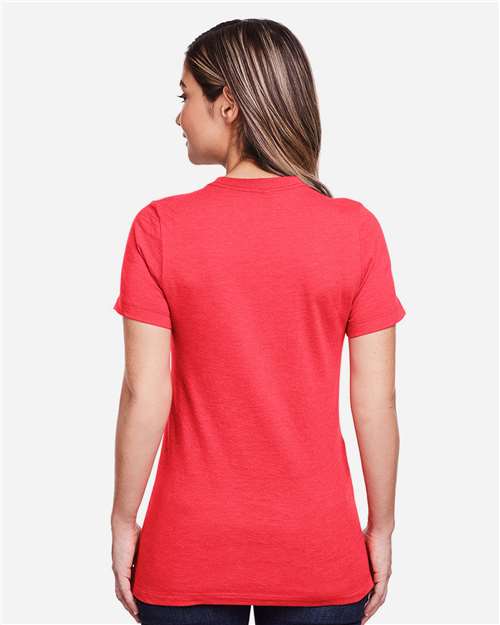 Gildan 64001LCVC Women's Softstyle? CVC T-Shirt - Back view