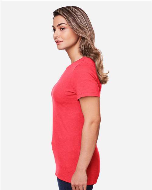 Gildan 64001LCVC Women's Softstyle? CVC T-Shirt - Side view