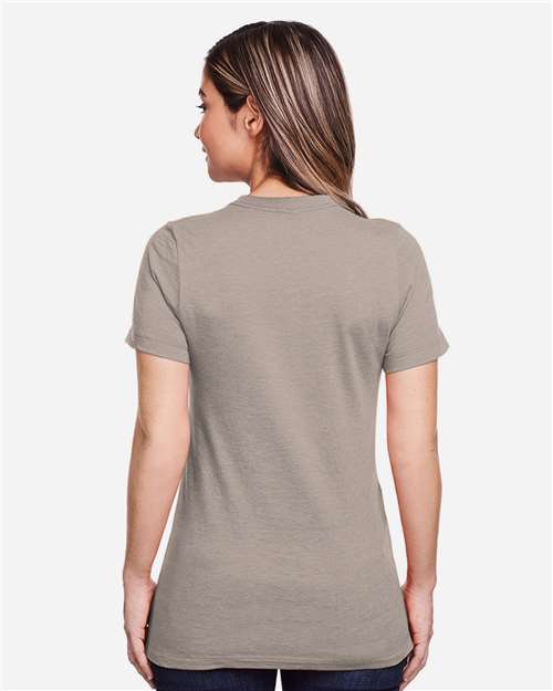 Gildan 64001LCVC Women's Softstyle? CVC T-Shirt - Back view