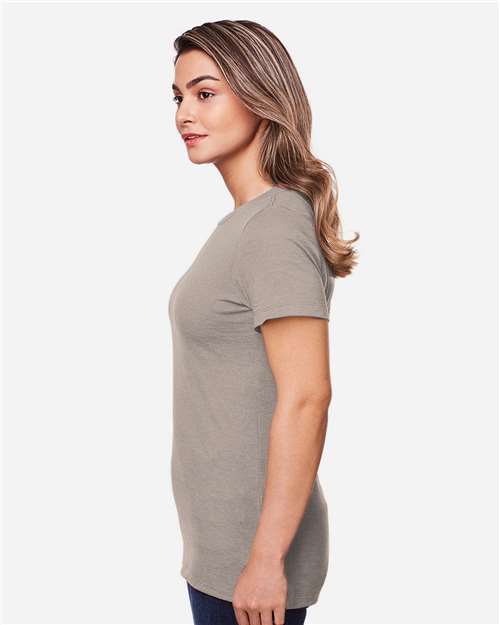 Gildan 64001LCVC Women's Softstyle? CVC T-Shirt - Side view