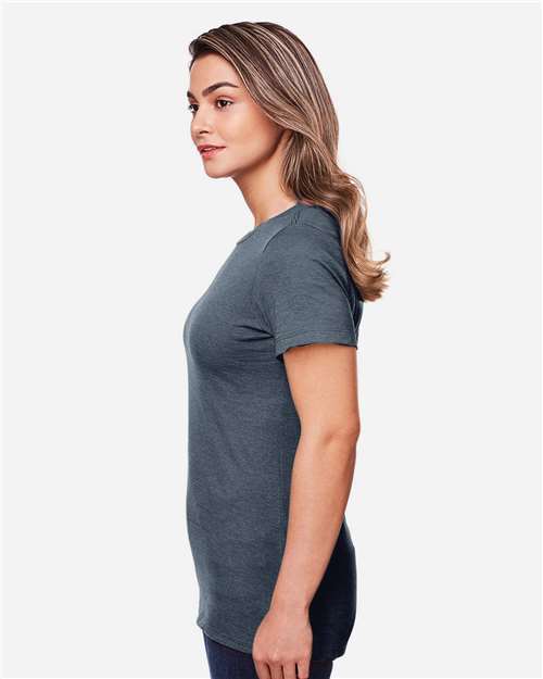 Gildan 64001LCVC Women's Softstyle? CVC T-Shirt - Side view