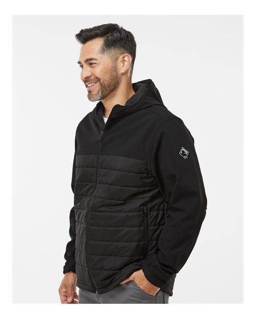 DRI DUCK 5324 Men's Pinnacle Soft Shell Puffer Jacket - Side view