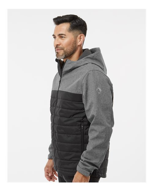 DRI DUCK 5324 Men's Pinnacle Soft Shell Puffer Jacket - Side view