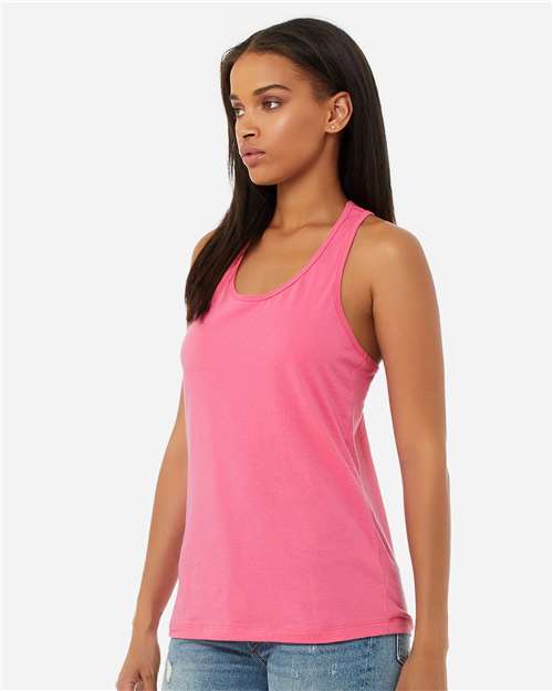 BELLA  CANVAS 6008 Women's Jersey Racerback Tank - Side view