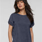 LAT 3502 Women's Vintage Wash Tee - Front view