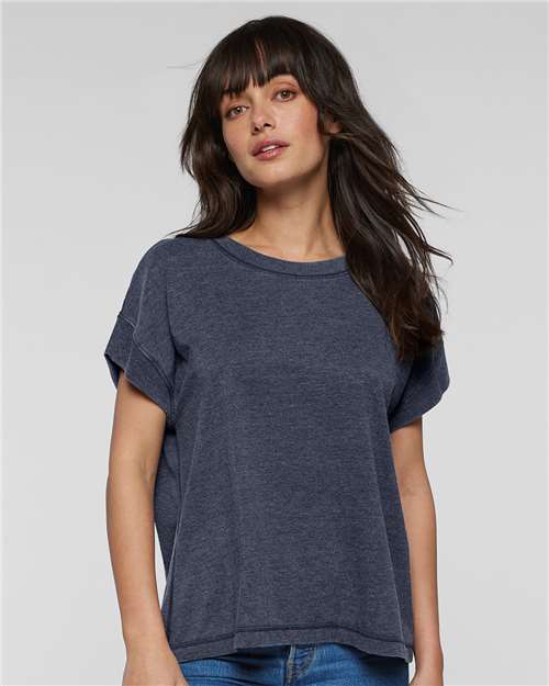 LAT 3502 Women's Vintage Wash Tee - Front view