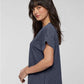 LAT 3502 Women's Vintage Wash Tee - Side view