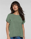 LAT 3502 Women's Vintage Wash Tee - Front view