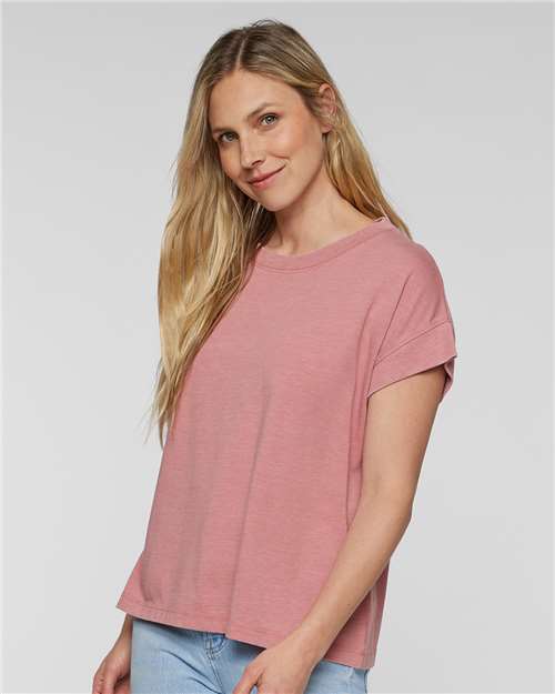 LAT 3502 Women's Vintage Wash Tee - Front view