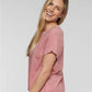 LAT 3502 Women's Vintage Wash Tee - Side view