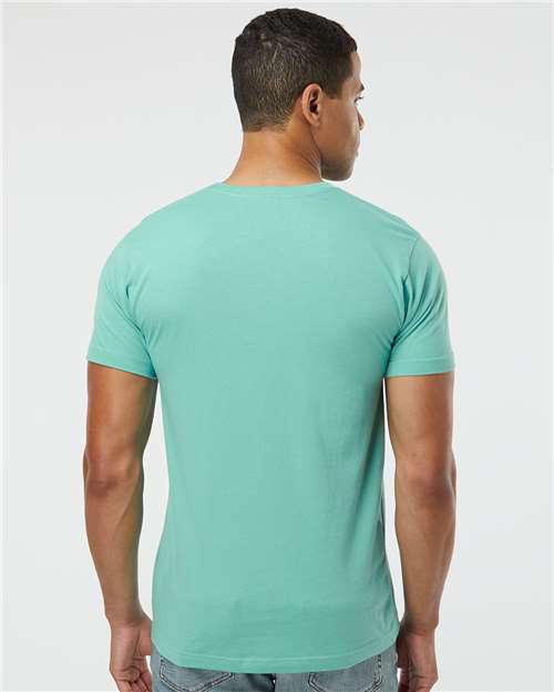 LAT 6901 Women's Eco Revive? Three-Season Triblend Fleece Full-Zip Hooded Sweatshirt - Back view