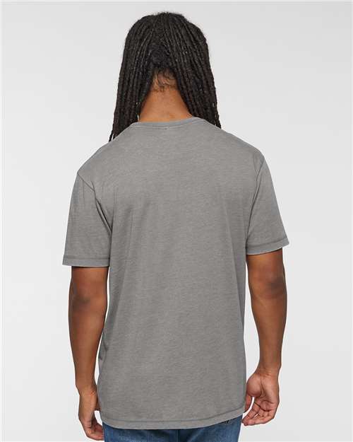 LAT 6902 Unisex Vintage Wash Tee - Back view