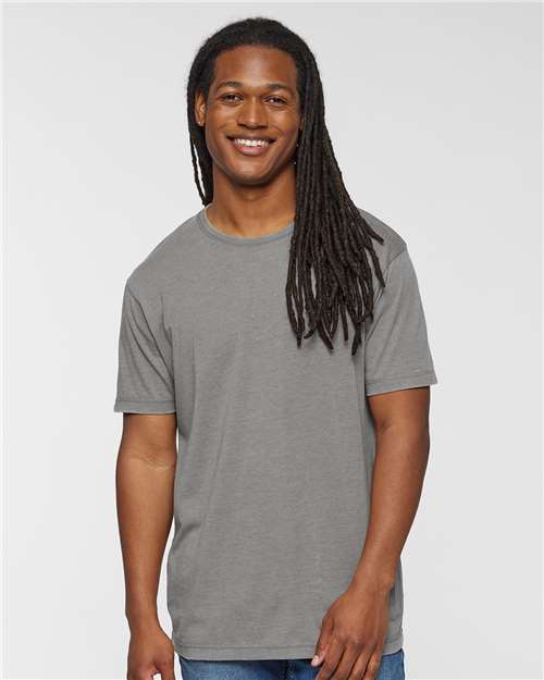 LAT 6902 Unisex Vintage Wash Tee - Front view