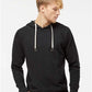 Independent Trading Co. SS1000 Unisex Icon Lightweight Loopback Terry Hooded Sweatshirt - Front view