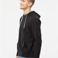 Independent Trading Co. SS1000 Unisex Icon Lightweight Loopback Terry Hooded Sweatshirt - Side view