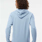 Independent Trading Co. SS1000 Unisex Icon Lightweight Loopback Terry Hooded Sweatshirt - Back view