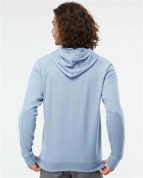 Independent Trading Co. SS1000 Unisex Icon Lightweight Loopback Terry Hooded Sweatshirt - Back view