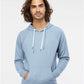 Independent Trading Co. SS1000 Unisex Icon Lightweight Loopback Terry Hooded Sweatshirt - Front view