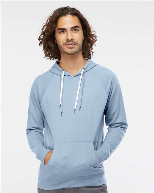 Independent Trading Co. SS1000 Unisex Icon Lightweight Loopback Terry Hooded Sweatshirt - Front view