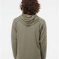 Independent Trading Co. SS1000 Unisex Icon Lightweight Loopback Terry Hooded Sweatshirt - Back view