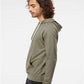 Independent Trading Co. SS1000 Unisex Icon Lightweight Loopback Terry Hooded Sweatshirt - Side view
