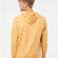 Independent Trading Co. SS1000 Unisex Icon Lightweight Loopback Terry Hooded Sweatshirt - Back view