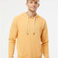 Independent Trading Co. SS1000 Unisex Icon Lightweight Loopback Terry Hooded Sweatshirt - Front view