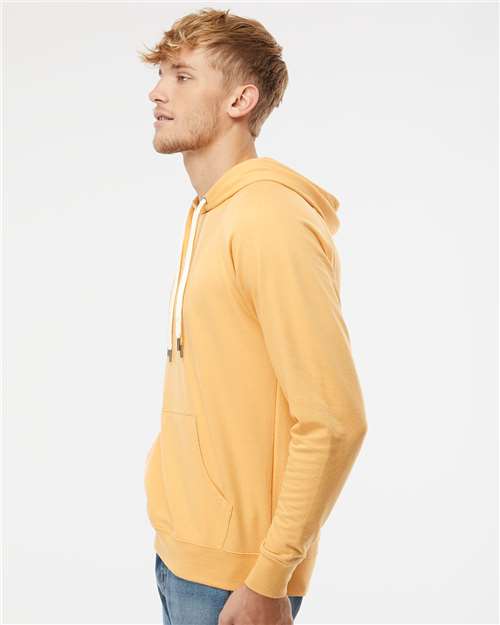 Independent Trading Co. SS1000 Unisex Icon Lightweight Loopback Terry Hooded Sweatshirt - Side view