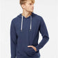 Independent Trading Co. SS1000 Unisex Icon Lightweight Loopback Terry Hooded Sweatshirt - Front view