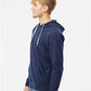 Independent Trading Co. SS1000 Unisex Icon Lightweight Loopback Terry Hooded Sweatshirt - Side view