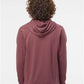 Independent Trading Co. SS1000 Unisex Icon Lightweight Loopback Terry Hooded Sweatshirt - Back view