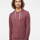 Independent Trading Co. SS1000 Unisex Icon Lightweight Loopback Terry Hooded Sweatshirt - Front view