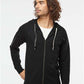 Independent Trading Co. SS1000Z Unisex Icon Lightweight Loopback Terry Full-Zip Hooded Sweatshirt - Front view