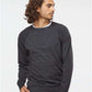 Independent Trading Co. SS1000C Unisex Icon Lightweight Loopback Terry Crewneck Sweatshirt - Front view