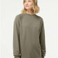 Independent Trading Co. SS1000C Unisex Icon Lightweight Loopback Terry Crewneck Sweatshirt - Front view