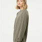 Independent Trading Co. SS1000C Unisex Icon Lightweight Loopback Terry Crewneck Sweatshirt - Side view