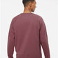 Independent Trading Co. SS1000C Unisex Icon Lightweight Loopback Terry Crewneck Sweatshirt - Back view