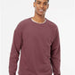 Independent Trading Co. SS1000C Unisex Icon Lightweight Loopback Terry Crewneck Sweatshirt - Front view