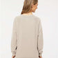 Independent Trading Co. SS1000C Unisex Icon Lightweight Loopback Terry Crewneck Sweatshirt - Back view