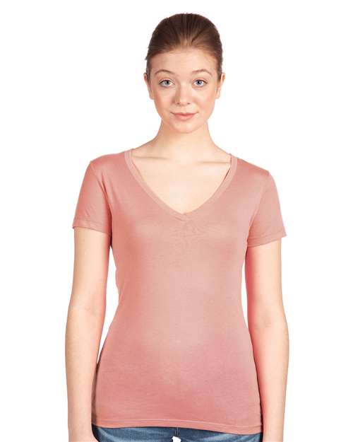 Next Level 1540 Women's Ideal V-Neck Tee - Front view