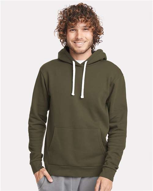 Next Level 9303 Unisex Santa Barbara Hoodie Sweatshirt - Front view
