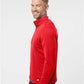 Adidas A482 Men's 3-Stripes Double-Knit Quarter-Zip Pullover - Side view